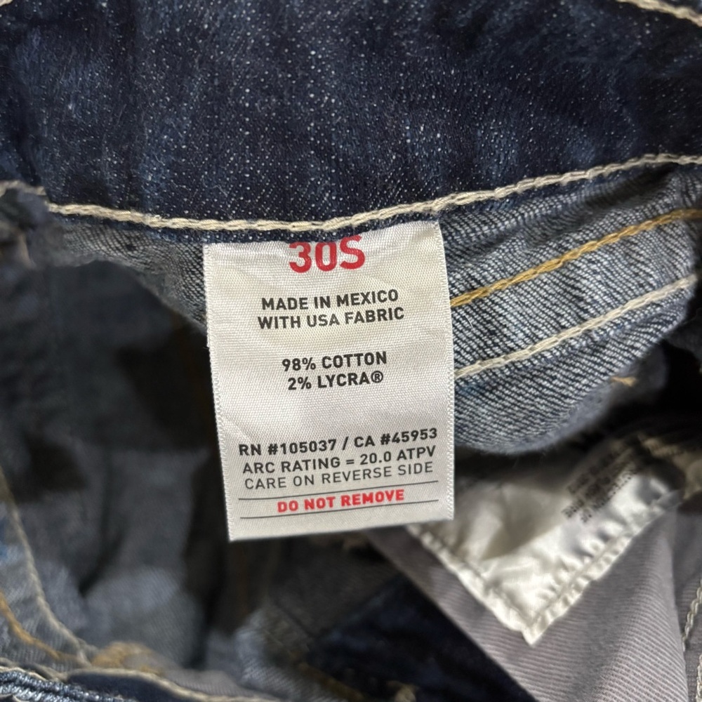 Ariat Women's FR Mid‎ Rise Bootcut Stretch Work Jeans sz 30S - Picture 5 of 14
